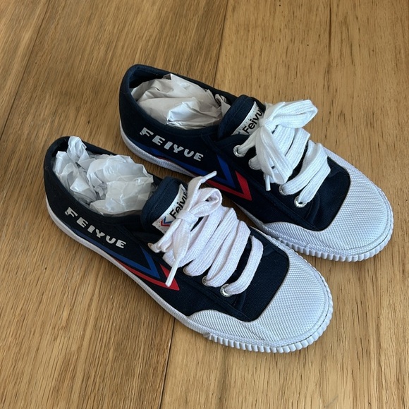 Feiyue 1920s Navy Canvas Sneakers – 7W / EUR 38 Heritage Style - Picture 4 of 13